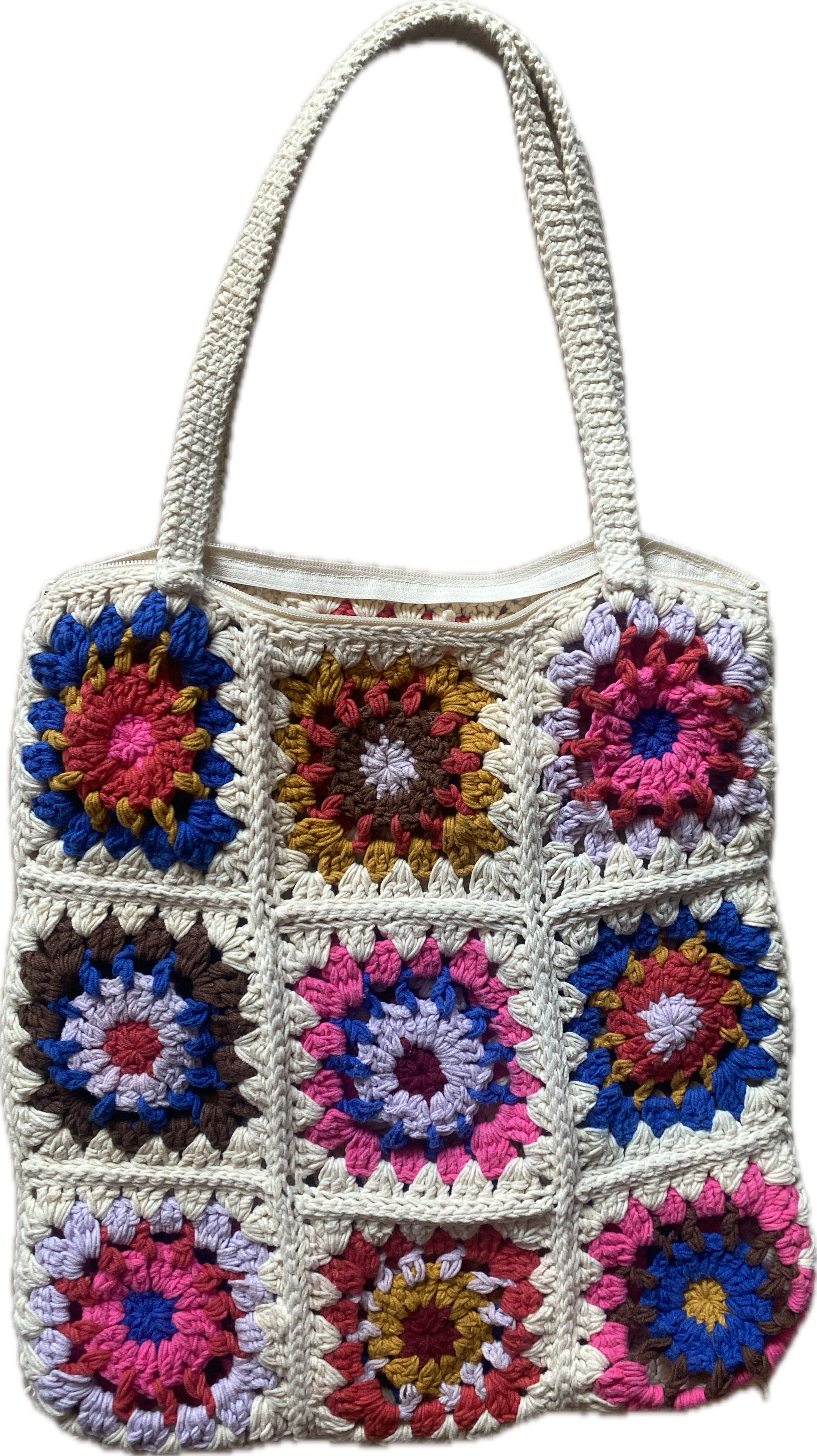 granny squares bag